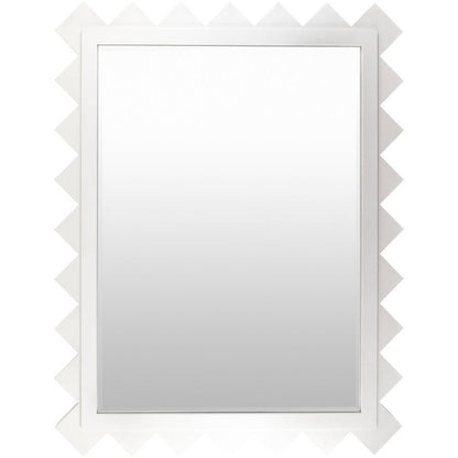Houtdorp Traditional White Wall Mirror