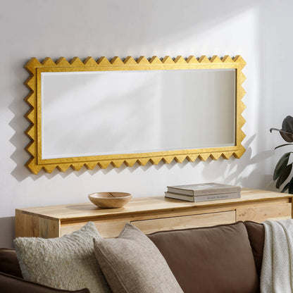 Alexsandra Modern Gold Wall Mirror
