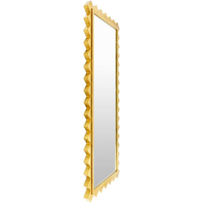 Alexsandra Modern Gold Wall Mirror