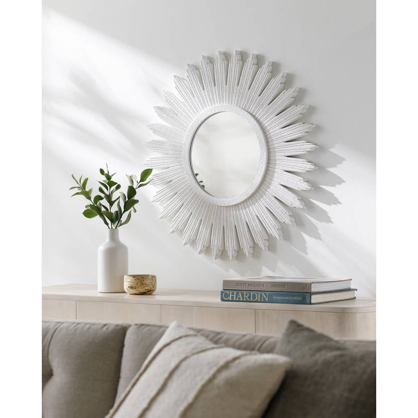 Steiner Traditional White Wall Mirror