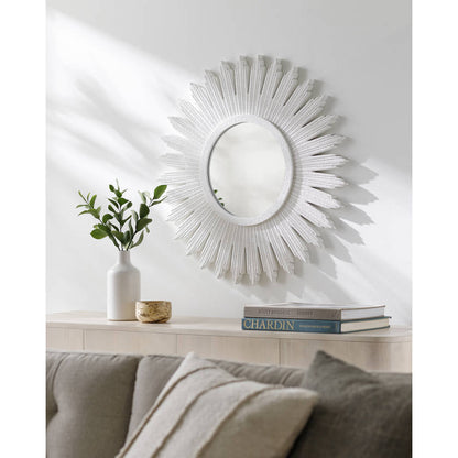 Steiner Traditional White Wall Mirror