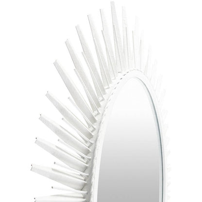 Hulhuizen Modern White Wall Mirror