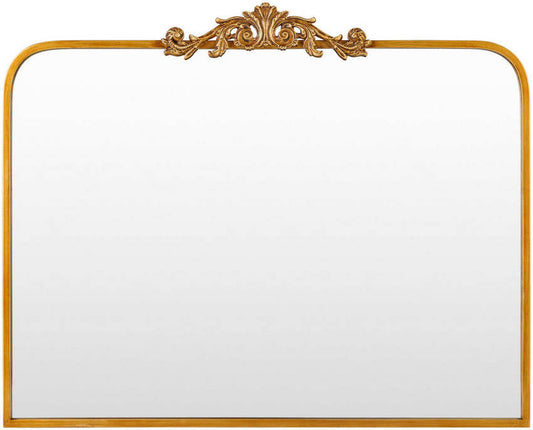 Shawnita Traditional Gold Wall Mirror