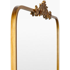 Shawnita Traditional Gold Wall Mirror