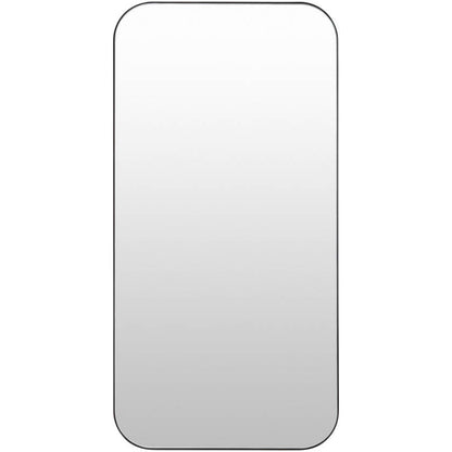 Sylvester Modern Black Wall Mirror
