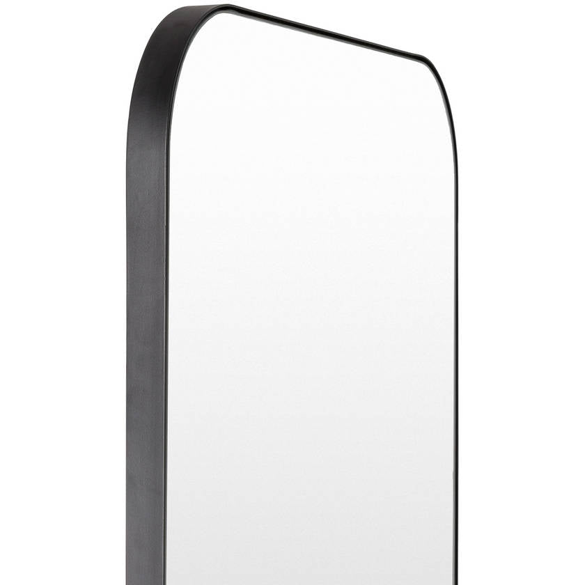 Sylvester Modern Black Wall Mirror