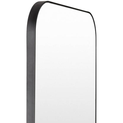 Sylvester Modern Black Wall Mirror