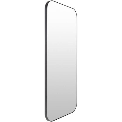Sylvester Modern Black Wall Mirror