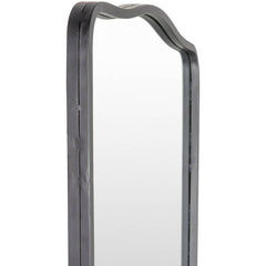 Corwyn Traditional Black Wall Mirror