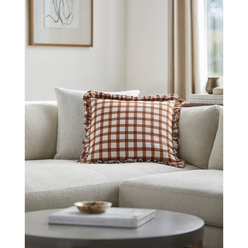 Joshau Burnt Orange Pillow Cover