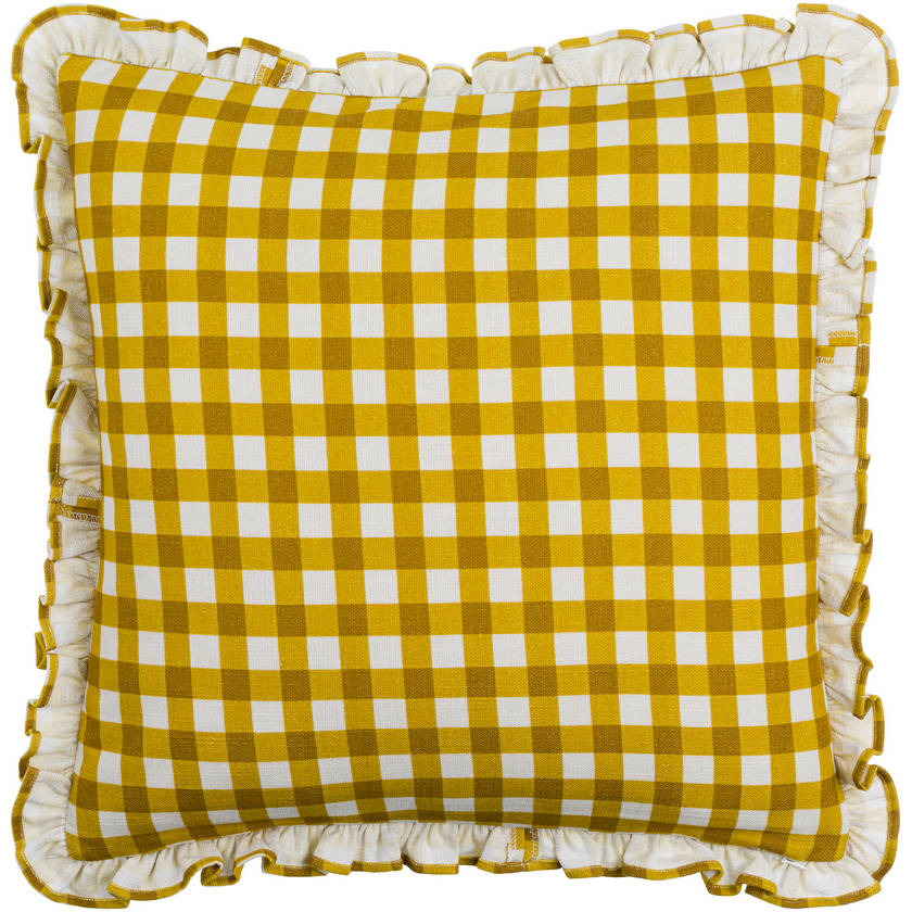 Melchor Medium Brown/Mustard Pillow Cover