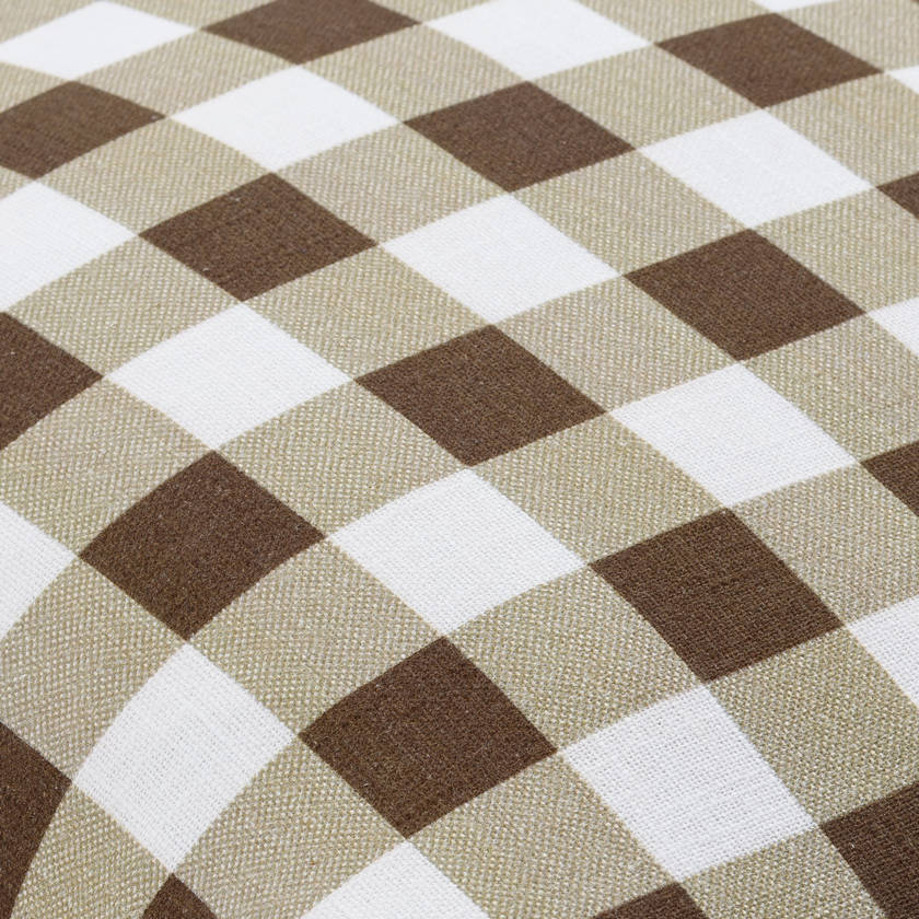 Lon Olive/Dark Brown Pillow Cover