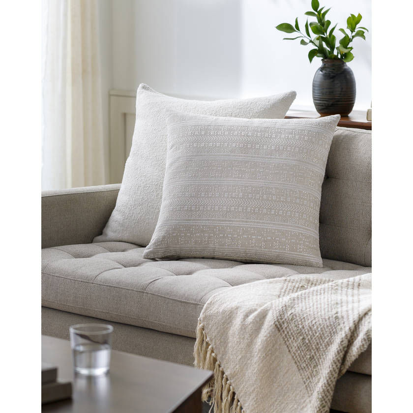 Takeila Beige Pillow Cover