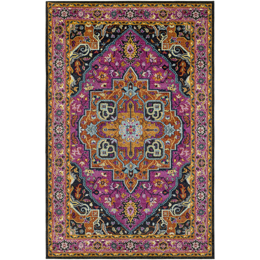 Brentin Modern Purple/Burgandy Area Rug