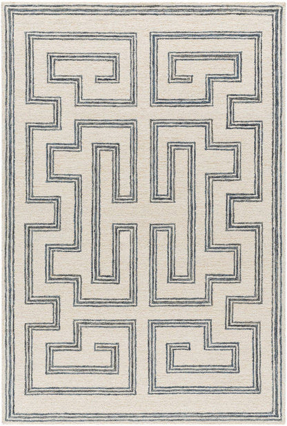 Capria Global Medium Gray/Light Beige Area Rug