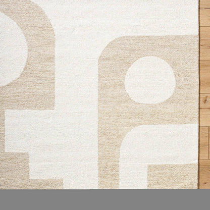 Duc Modern Cream Area Rug