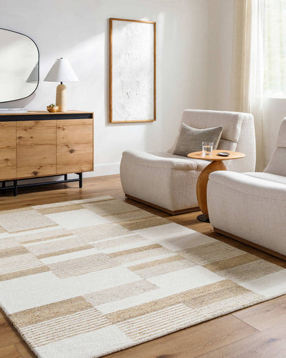 Brittainy Modern Medium Brown Area Rug
