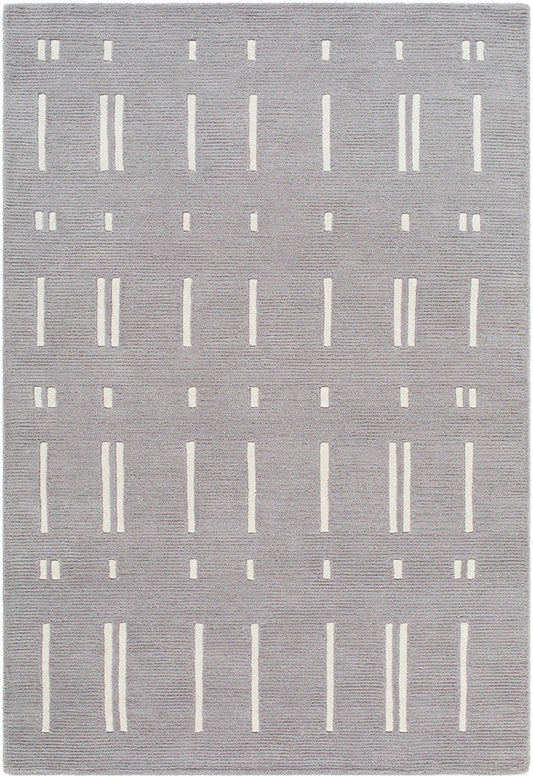 Rivkah Modern Slate Gray Area Rug