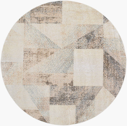 Terrell Modern Beige/Taupe Washable Area Rug