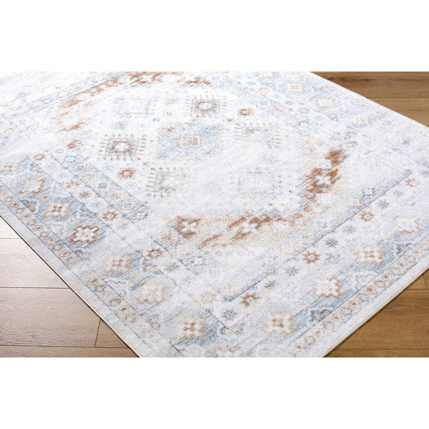 Stephen Traditional Ash Washable Area Rug