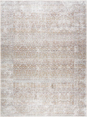 Rainier Traditional Dark Brown/Cream Washable Area Rug - Our PNW Home x Livabliss