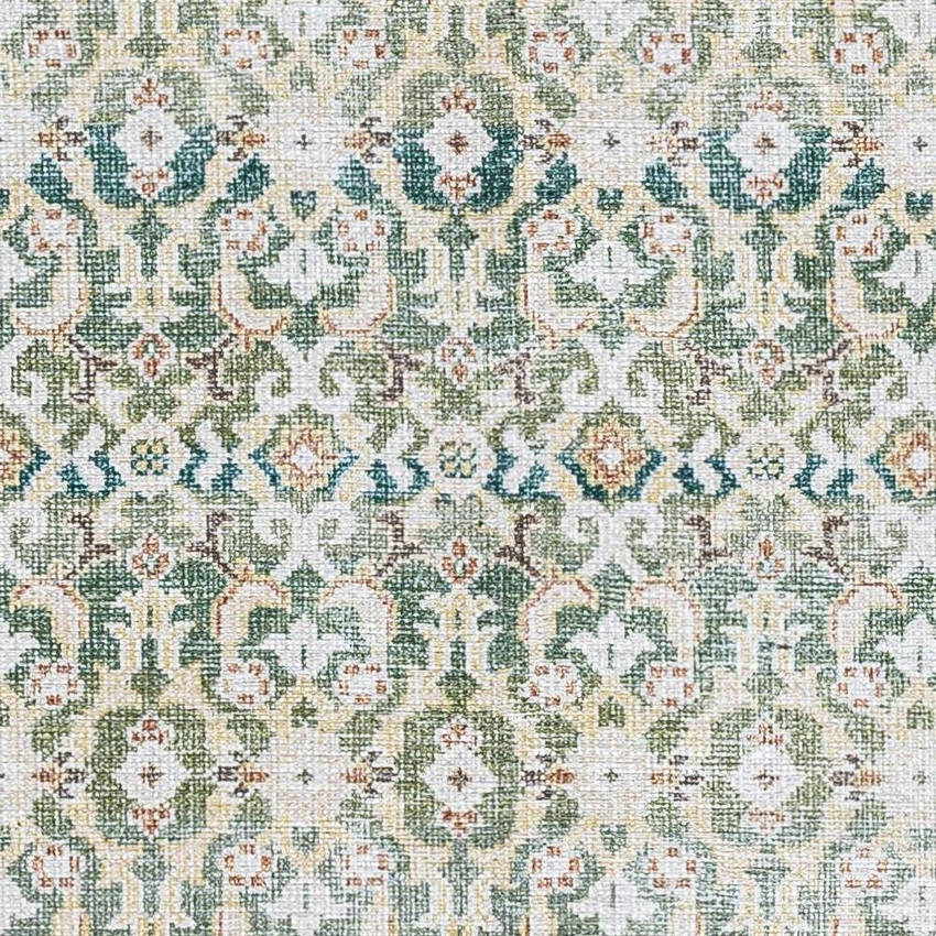 Rainier Traditional Olive Washable Area Rug - Our PNW Home x Livabliss