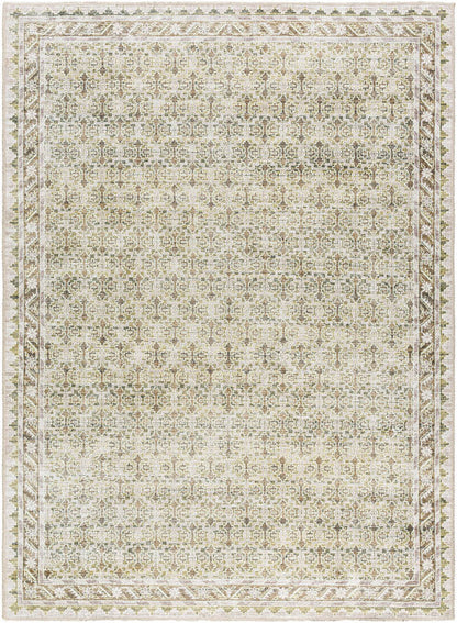 Rainier Traditional Light Brown Washable Area Rug - Our PNW Home x Livabliss
