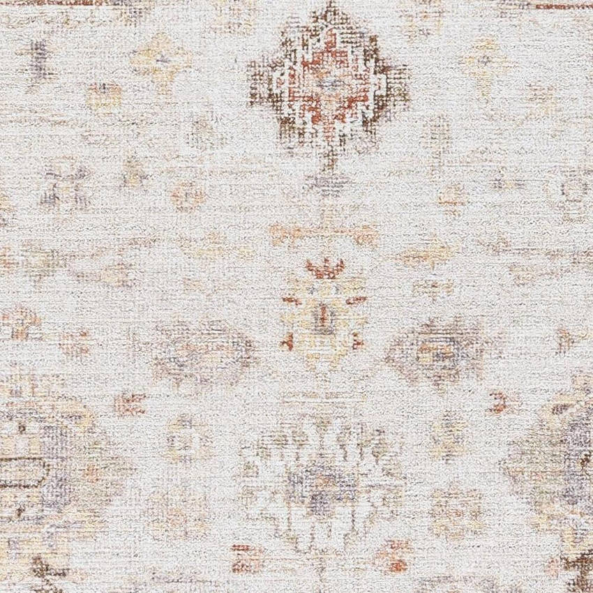 Spokane Traditional Ivory/Rust Area Rug - Our PNW Home x Livabliss