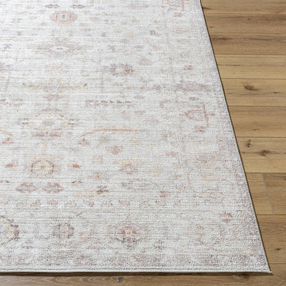 Spokane Traditional Ivory/Rust Area Rug - Our PNW Home x Livabliss