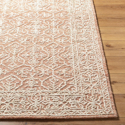 Henderson Traditional Khaki/Rose Gold Area Rug
