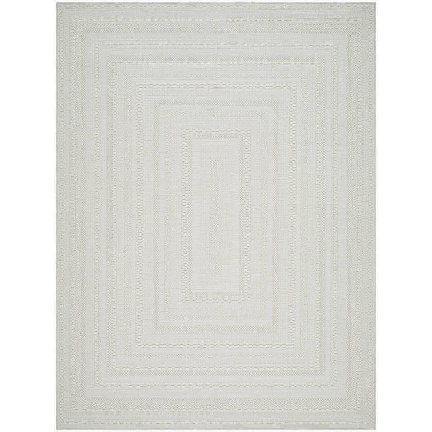 Zenia Cottage Light Gray Area Rug