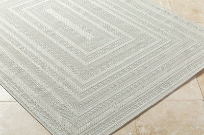 Zenia Cottage Light Gray Area Rug