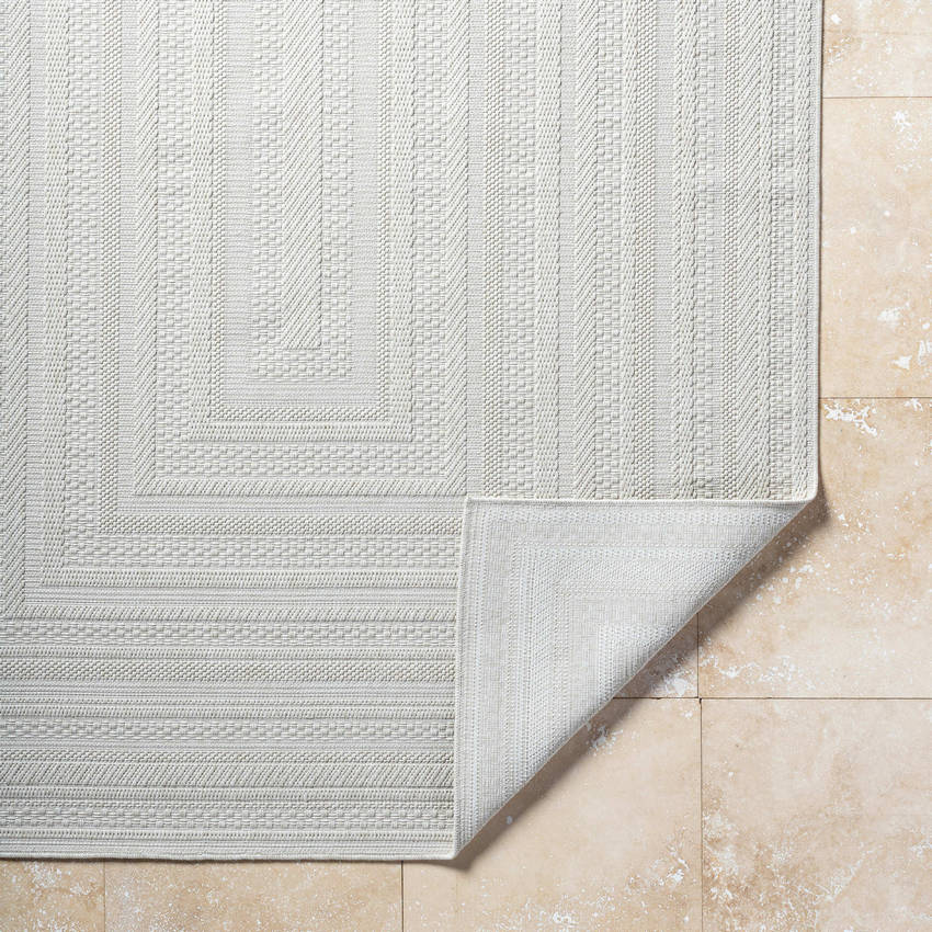 Zenia Cottage Light Gray Area Rug