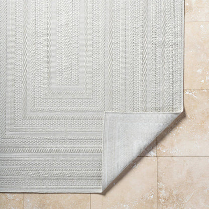 Zenia Cottage Light Gray Area Rug