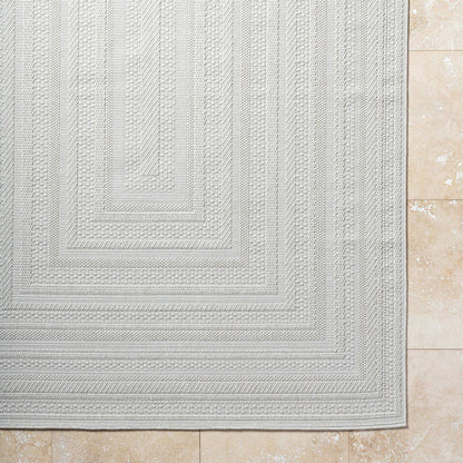 Zenia Cottage Light Gray Area Rug