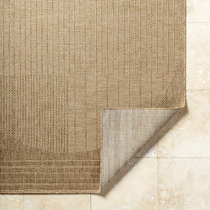 Ladaris Cottage Light Brown Area Rug