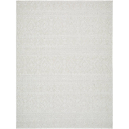 Teaira Modern Light Silver Area Rug
