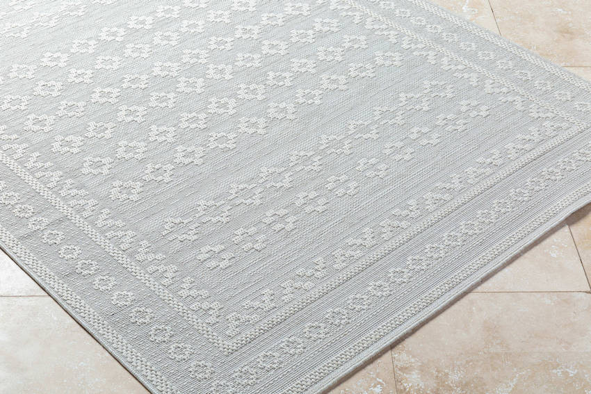Atia Modern Light Silver Area Rug