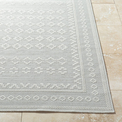 Atia Modern Light Silver Area Rug