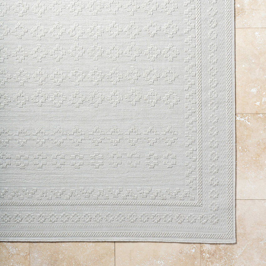 Atia Modern Light Silver Area Rug