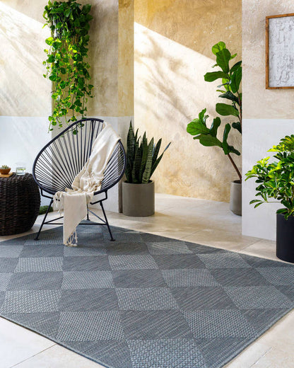 Kalem Modern Charcoal Area Rug
