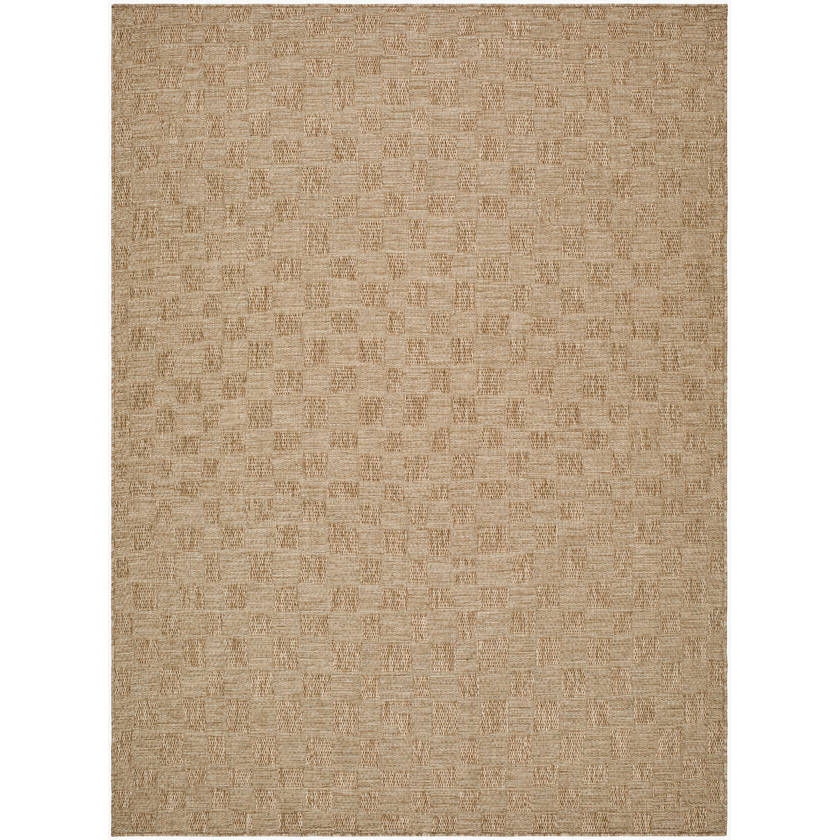 Tiphanie Cottage Light Brown Area Rug