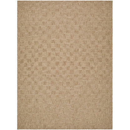 Tiphanie Cottage Light Brown Area Rug