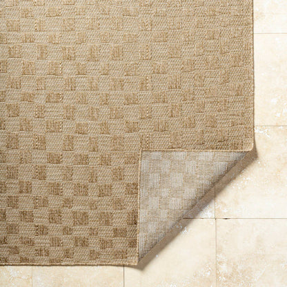 Tiphanie Cottage Light Brown Area Rug