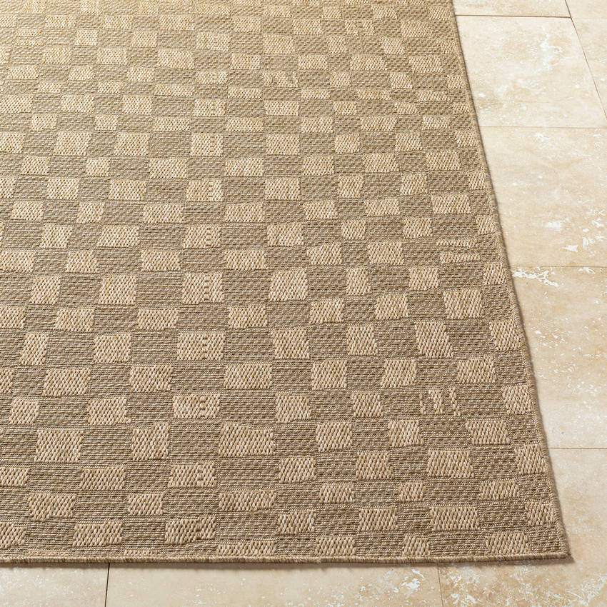 Tiphanie Cottage Light Brown Area Rug