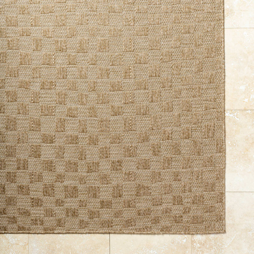 Tiphanie Cottage Light Brown Area Rug
