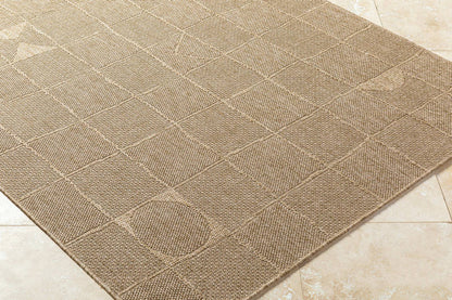 Devaris Modern Light Brown Area Rug