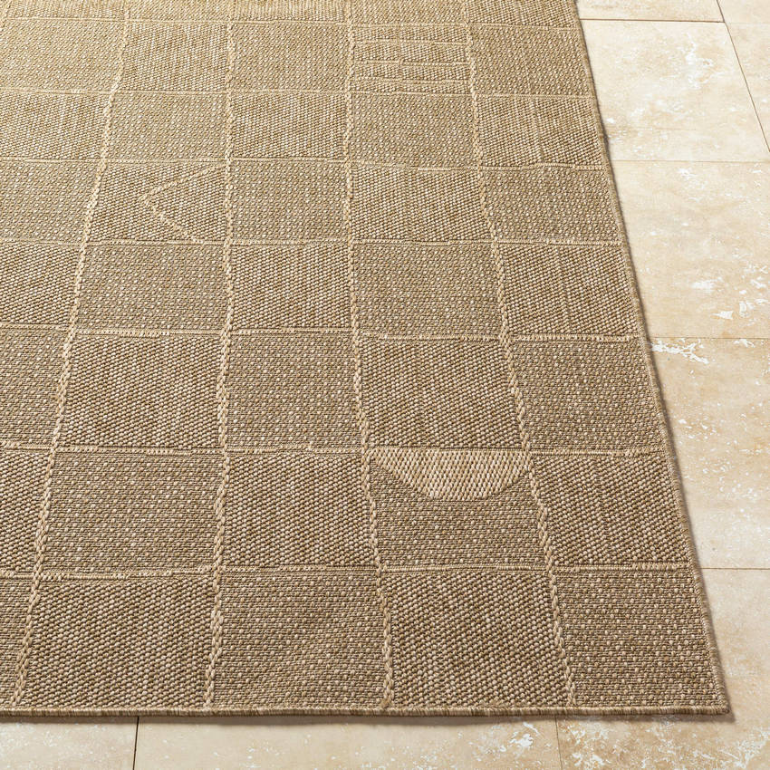 Devaris Modern Light Brown Area Rug