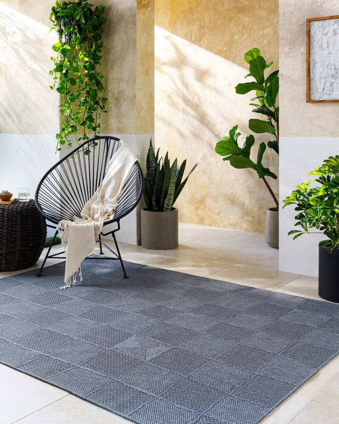 Devaris Modern Charcoal Area Rug