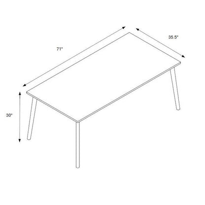 Kasim Black Dining Table